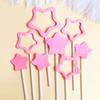 Decoración Romántica para Pastel de San Valentín EVA Pareja de Amor Adornos para Hornear Vestir Inserto para Velas Pequeño Enchufe