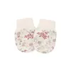 Guantes Pequeños Anti-arañazos para la Cara de Bebé Guantes Pequeños para Recién Nacido Guantes para Bebé Anti-mordeduras Cubre Pies de Algodón Anti-caídas Suministros Maternales e Infantiles