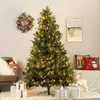 Árbol de Navidad Brillante Transfronterizo LED Luz Cálida Cifrado Mixto Automático Adornos de Decoración Navideña Pe Árbol de Navidad