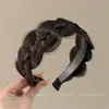 Diadema colorida de estilo francés para mujer, accesorio para el cabello de lujo de alta gama, diadema antideslizante para lavarse la cara, hace que la cara parezca más pequeña