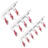 Suministros para acuario pecera bomba de oxígeno distribuidor aireador PVC8/10 a 8 mm desviador de gran diámetro válvula reguladora
