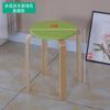 Diseño de Taburete Apilable para Uso Doméstico, Sillas de Mesa de Comedor de Madera Maciza, Taburetes Apilables de Madera Maciza al por Mayor