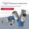 Conector rápido de tubo de ar tipo C autotravante SMY três vias redondo duas vias redondo plugue rápido bomba de ar compressor de ar acessórios pneumáticos