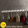 Colgador de Ganchos de Acero Inoxidable 304, Gancho para Abrigos y Sombreros, Gancho para Baño Cocina, Montaje en Pared de Hotel, Almacenamiento sin Taladro, Colgador para Parte Trasera de Puerta