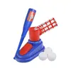 Lançador de beisebol infantil transfronteiriço brinquedo catapulta de pressão controle remoto elétrico tee treinamento de beisebol esportes