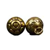 Botões de Placa Sólida de Latão Vintage para Qipao e Traje Tang Estilo Chinês, com Padrões Gravados de Nuvem e Crisântemo, Acessórios Hanfu Feitos à Mão Atacado