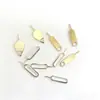 Aço Inoxidável Aço Carbono Galvanizado Agulha de Remoção de Cartão Adequada para Ferramenta de Desmontagem de Slot de Cartão de Celular Remoção Rápida de Cartão Acessórios para Celular Presentes