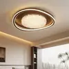 Lámpara de noche estilo vintage tipo guijarro, lámpara de techo creativa de lujo ligero, luminaria retro de color nogal para comedor y estudio, resina