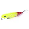 Isca Luya Pencil Flutuante Isca de Peixe 8CM8.6G Sistema de Superfície da Água Isca Dura Biônica Água Doce Isca Falsa Remota Isca Almofadada