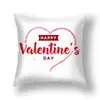 Fronha de Travesseiro Casa Almofada Sofá Mesa de Cabeceira Decoração Foto de Amor Almofada Rosa Fronha Estampada Dia dos Namorados