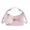 Bolsa Simples de Poá de Nicho Feminina 2026 Novo Estilo Moda Versátil Bolsa Transversal Exquisite Bolsa Tote Pequena de Mão Bolsa Croissant