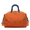 Bolsa de viagem transfronteiriça de alta qualidade, elegante, com laço, de grande capacidade, mala de bagagem, bolsa de ombro, bolsa tote acolchoada, bolsa de academia e bolsa de mão
