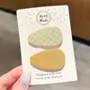 Pinza para el Cabello de Lana con Estampado de Leopardo para Otoño e Invierno para Mujer, Elegante Pinza para Flequillo Lateral, Pinza BB de Gama Alta para Pelos Sueltos, Pasador de Moda Estilo Retro