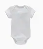 Macacões Lisos para Bebê no Atacado, Roupas para Recém-Nascido 0-1 Ano, Macacões de Cor Sólida para Meninos e Meninas, Macacões de Verão de Manga Curta