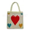 Ins Coreano Dongdaemun Simple Amor Estilo Universitario Bolso Tejido Lindo Dulce Bolso de Hombro Bolso de Lana para Niña