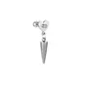 Pendientes Minimalistas de Acero Inoxidable Transfronterizos, Elegantes y Chic, Pequeños y Versátiles, Pendientes de Estilo Genial con un Toque de Lujo para Mujer
