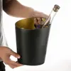 Cubo de hielo de acero inoxidable para el hogar, cuenco para cerveza y champán, cubo de hielo para vino tinto grande creativo de moda, cubo de hielo para bar ktv