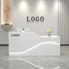 Caixa de bar simples e moderno, recepção, mesa de bar, roupas, leite, chá, loja de conveniência, caixa, armário, pequeno bar
