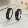 Exclusivo Transfronterizo para Venta Caliente Estilo Medio Oriente Lujo Ligero Simple Set de Cobre Anillo de Zircón Regalo de San Valentín Set de Anillos para Pareja Oreja de Arroz