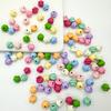 Divertido Cuentas Baba Cuentas Crema Aleación Pintura Horneada Agujero Recto Material Cuentas Pulsera Bolsa Colgante Accesorios de Joyería DIY