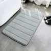 Tapete de chão de fleece de coral liso transfronteiriço para banheiro de casa, entrada, antiderrapante, espessado, absorvente de água, secagem rápida para outono e inverno