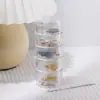 Caja de almacenamiento antioxidante para joyas, portátil, sellada, para aretes, collares, clasificación, venta al por mayor