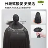 Peruca de Três Peças com Cachos de Lã Ondulados para Cabelos Longos, Peças Pequenas de Peruca para Simular Volume Capilar, Cabelo Longo Cacheado Fofo para Mulheres