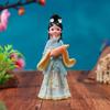 Muñeca Hanfu antigua y exquisita para niña, con forma de corazón, adornos creativos de mano, lugar pintoresco, mercado nocturno, gran oferta.