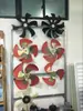 Aspas de Ventilador Enfriador de Aire Industrial, Accesorios de Aire Acondicionado Refrigerados por Agua, Ventilador de Cortina Húmeda de Gran Flujo de Aire, Aspas de Ventilador de 4 Aspas, Eje de 18, Eje de 24