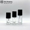 Fornecimento de Fábrica 15ml-30ml Frasco Quadrado de Vidro para Cosméticos Frasco Quadrado para Loção Frasco com Bomba para Base