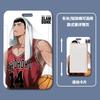 Conjunto de cartas mestre do slam dunk atacado capa plástica deslizante cartão de estudante escolar cartão de refeição crachá pequeno desenho animado conjunto de cartões de trabalho controle de acesso