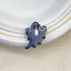 Serie de Caricaturas Lindas de Acrílico Cuentas con Agujero Recto de Fantasma Pintado Cadena para Teléfono Móvil Colgante Accesorios de Joyería