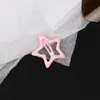 Estilo coreano clip BB de estrella de cinco puntas para colorear DIY accesorios para el cabello pasador lateral para niños accesorios para el cabello