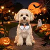 Juego de 5 pz de nuevos pajaritas de Halloween para mascotas, accesorios para gatos, comercio electrónico transfronterizo suministros para mascotas, accesorios para gatos y perros