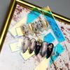 Comercio electrónico transfronterizo Tablero de exhibición de arte de uñas japonés Tira de exhibición de color mágico Aurora Tira de exhibición magnética acrílica Herramientas de arte de uñas