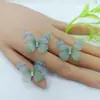 Camada Dupla com Diamantes 3cm Tule Borboleta Feito à Mão diy Adesivos Faciais Maquiagem para Olhos Grampos de Cabelo Acessórios de Cabeça Acessórios para Roupas Acessórios Disparo
