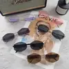 Óculos de Sol Poligonais Novo Estilo Europeu e Americano Celebridade da Internet para Homens e Mulheres Rosto Pequeno Toque de Luxo Retrô Óculos de Sol com Proteção UV