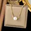 [Collar de Acero de Titanio Dorado + Color Acero] Moda de Lujo Ligero para Mujer El Más Fácil de Combinar Cadena para Clavícula Collar de Amor de Nicho de Gama Alta