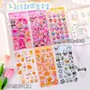 Pegatinas de Capibara caricatura lindas pegatinas de PET niños DIY goo card pegatinas para cuenta manual impermeable taza pegatinas para teléfono móvil