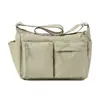 Bolso Cruzado Casual Ligero y Sencillo Transfronterizo para Hombres y Mujeres, Nuevo Bolso de Hombro Resistente al Agua de Gran Capacidad con Múltiples Bolsillos