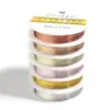 Alambre de cobre que conserva el color especialmente para joyería importada, Alambre de cobre para tocados y moños de pelo DIY hecho a mano, Alambre de cobre para conectar pulseras de perlas