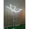 Nuevos Accesorios para Bodas Luces de Mariposa Luminosas Alas Guía de Camino Escenario T Decoración de Salón de Bodas Adornos Colgantes del Techo Arreglo
