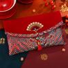 Tecido Brocado de Alta Qualidade Palavra de Bênção Saco Envelope Vermelho Casamento Envelope Vermelho Casamento Cerimônia do Chá Tecido Especial 10.000 Yuan Envelope Vermelho Grande