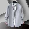 Camisa casual de manga larga para hombre, estilo moderno, 228-CS42-P35