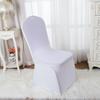 Capas de Cadeira Elásticas de Cor Sólida Cobertura Total Atacado em Estoque, Direto do Fabricante, para Decoração de Hotel Casamento Banquete Restaurante