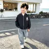 Jaqueta Masculina Outono 2026 Novo Estilo Jaqueta Pequeno Cavalheiro Infantil Jaqueta Baseball Infantil Estilosa Outono Casual Top