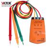 Medidor de Sequência de Fase AC Trifásico Victory VC850A Medidor de Sequência de Fase Medidor de Sequência de Fase Digital