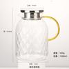 Nuevo Hogar Vidrio Borosilicato Alto Alta Temperatura A Prueba de Explosiones Textura Piña Hervidor de Agua Fría Hogar Sala de Estar Simple Tetera para Té de Flores
