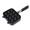 Sartén para Takoyaki de 12 Agujeros Herramienta para Barbacoa de Huevos de Codorniz Molde Desmontable para Hornear Huevos de Camarón Horno