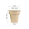 Vaso de Flor de Argila Secagem Rápida Orquídea Planta Verde Cerâmica Respirável de Alta Qualidade Criativo Simples Respirável Vaso de Flor de Mesa Venda por Atacado